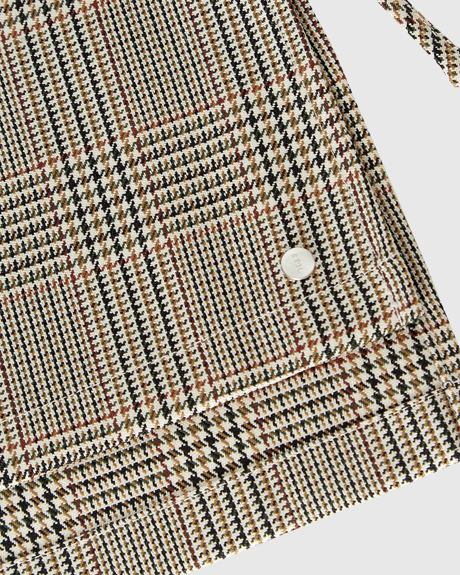 Tie Side Check Tank Top