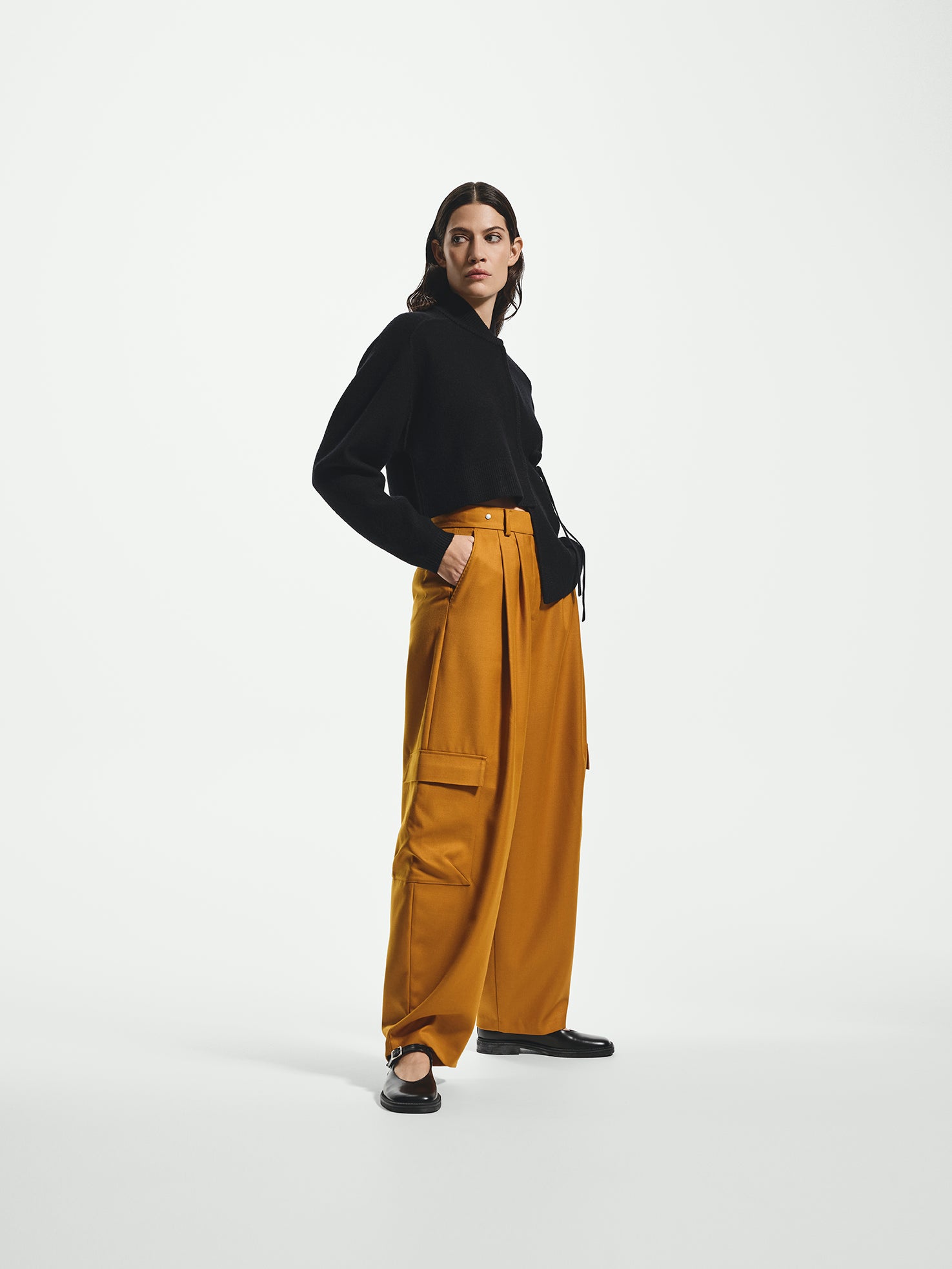 Wide Barrow Leg Cargo Trouser