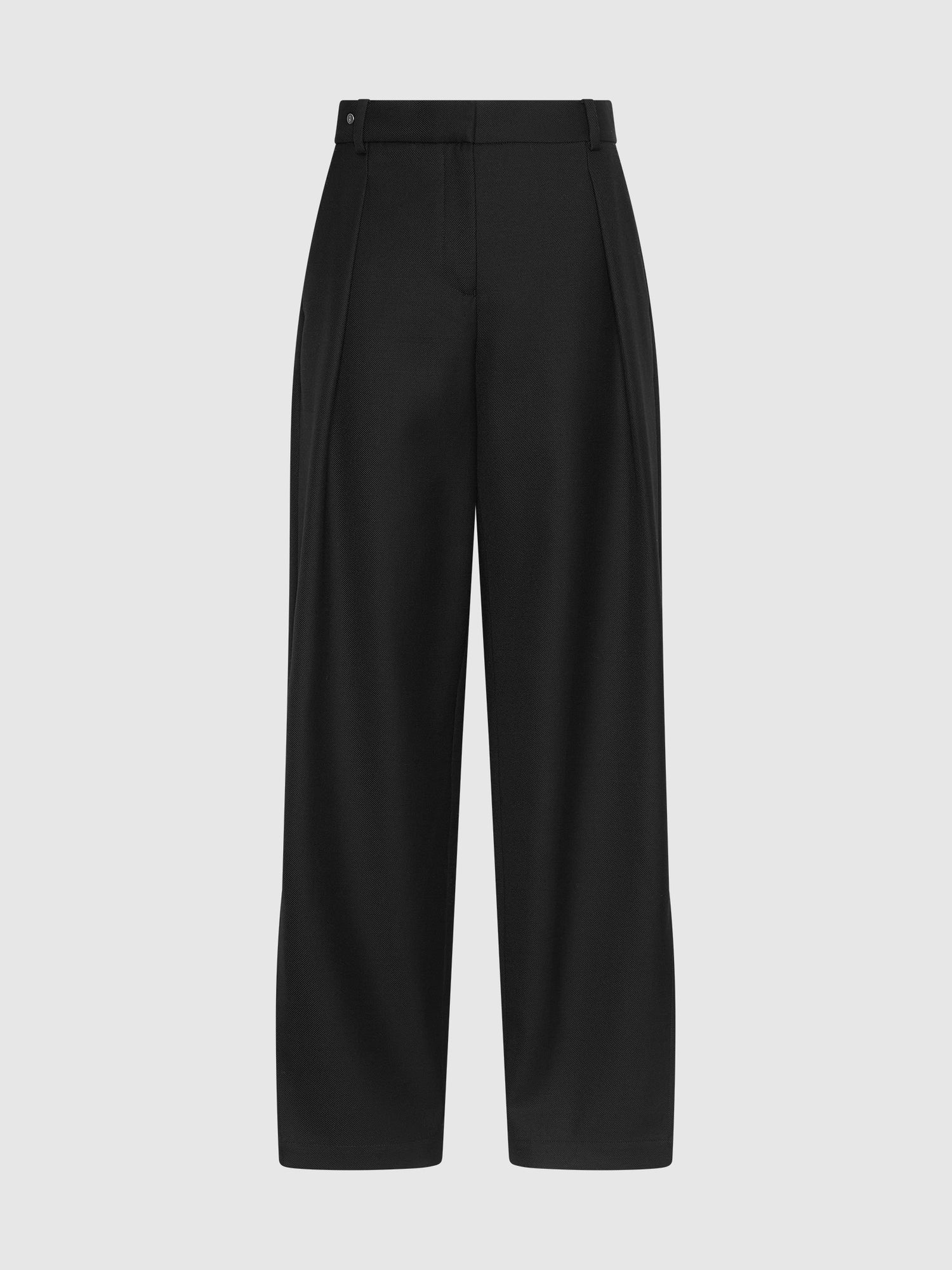 Split-Hem Tailored Trousers