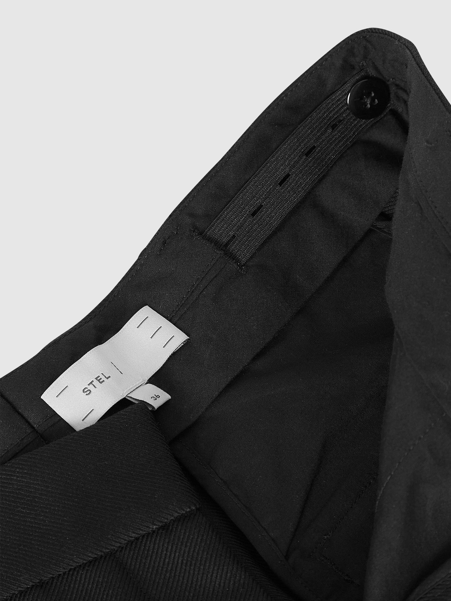 Split-Hem Tailored Trousers