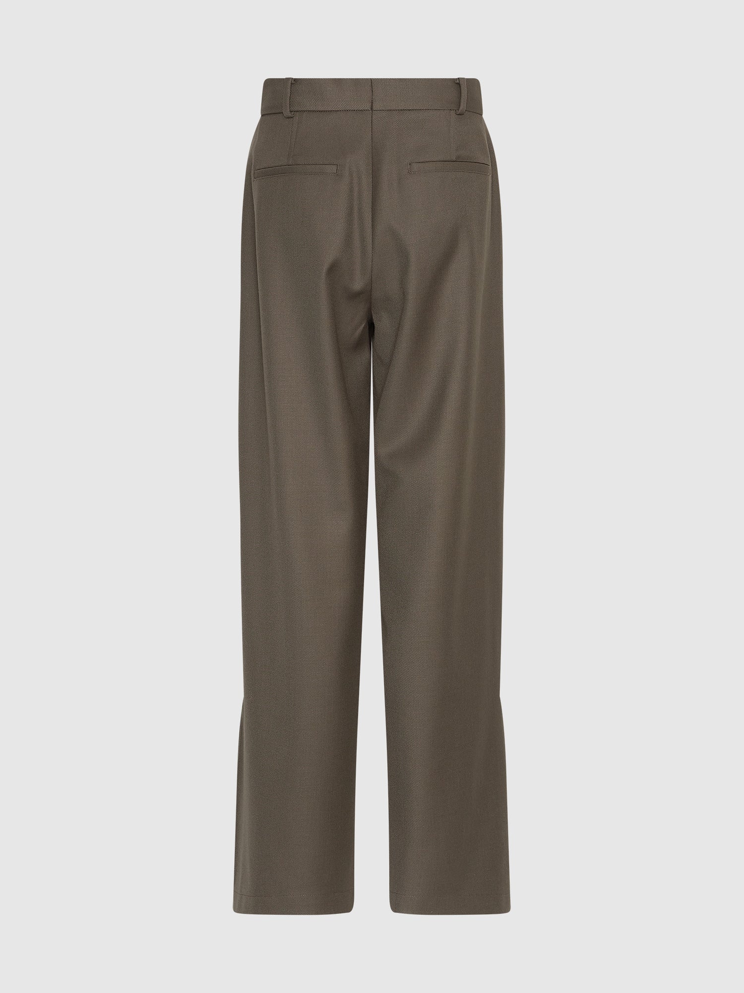 Split-Hem Tailored Trouser