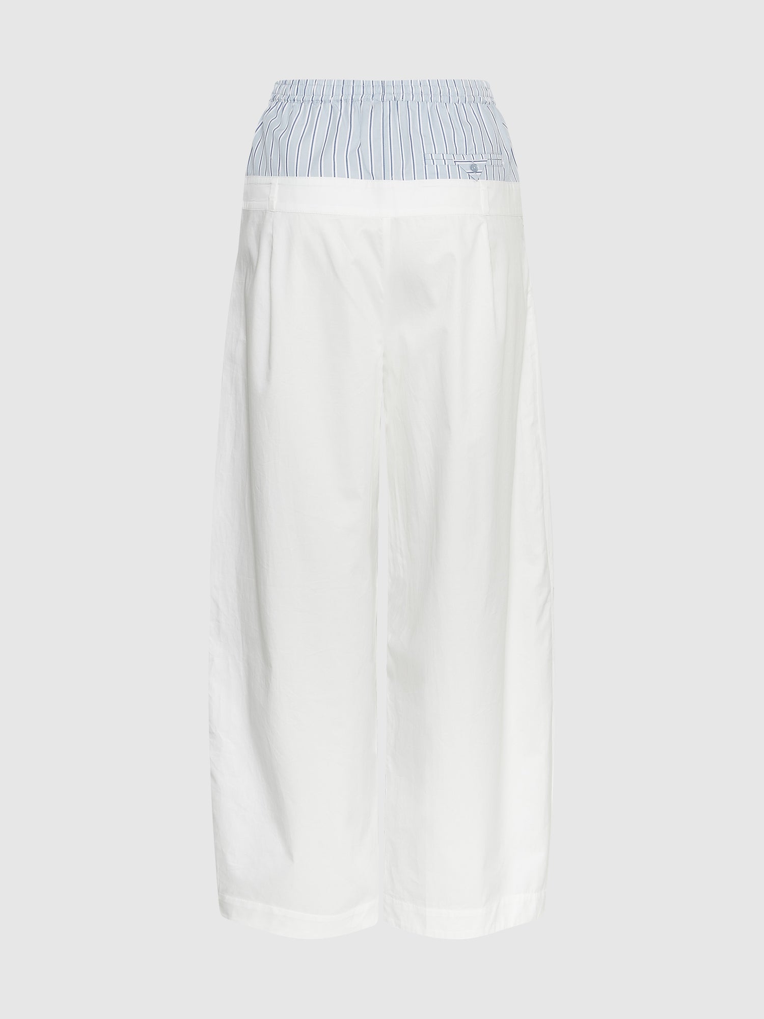 Layered Wide Barrow Leg Trousers