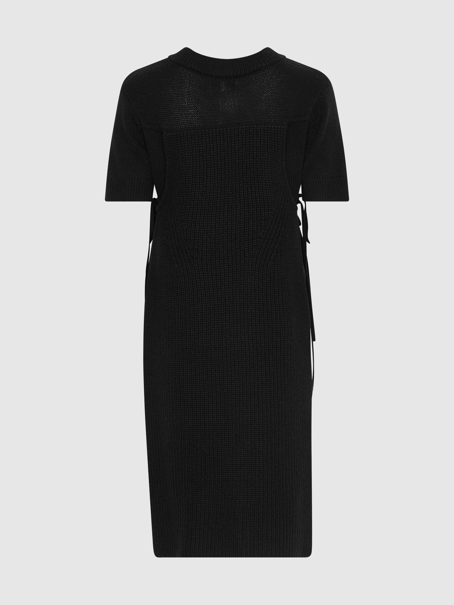 Asymmetric Knitted T-Shirt Dress