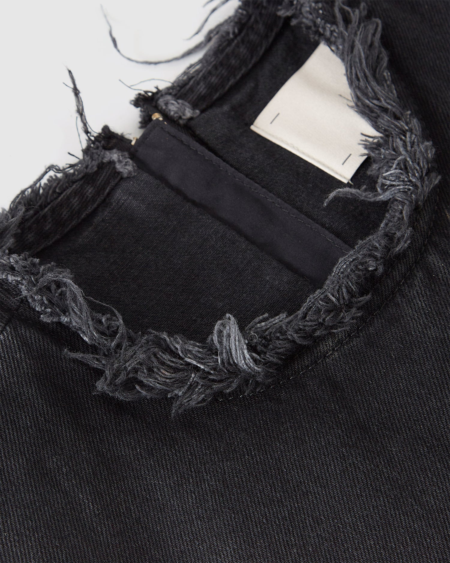 Asymmetric Sleeveless Double Layer Denim Dress