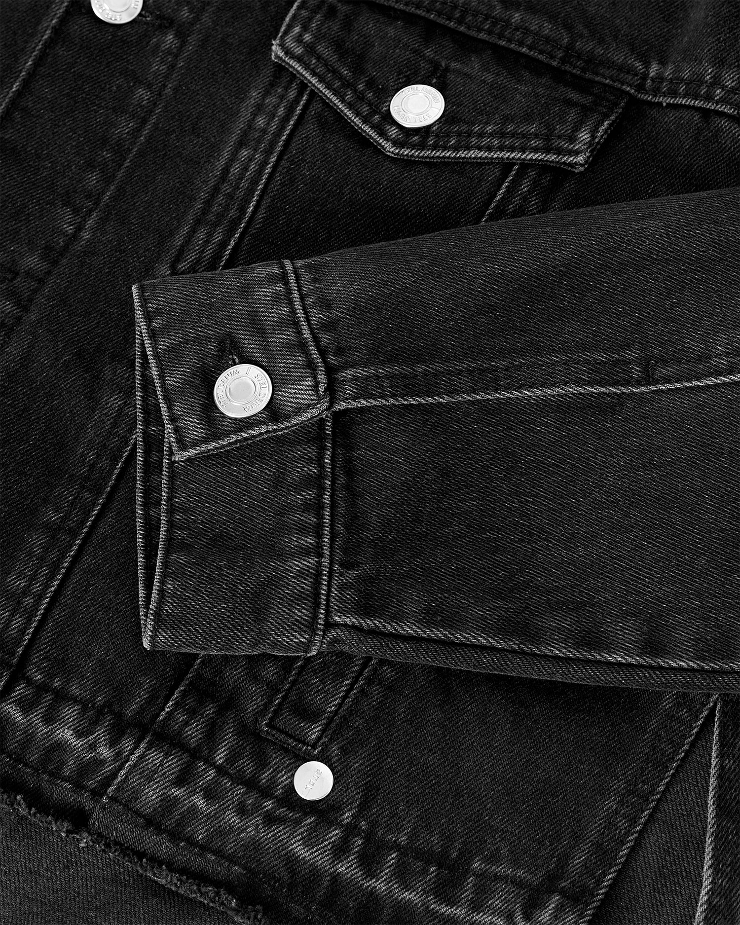 Split Hem Relaxed Denim Jacket