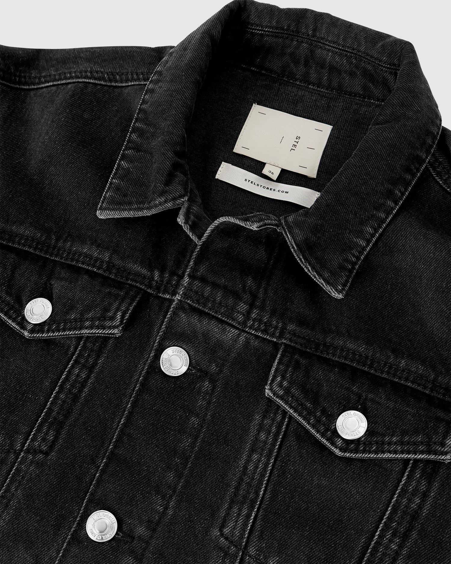 Split Hem Relaxed Denim Jacket