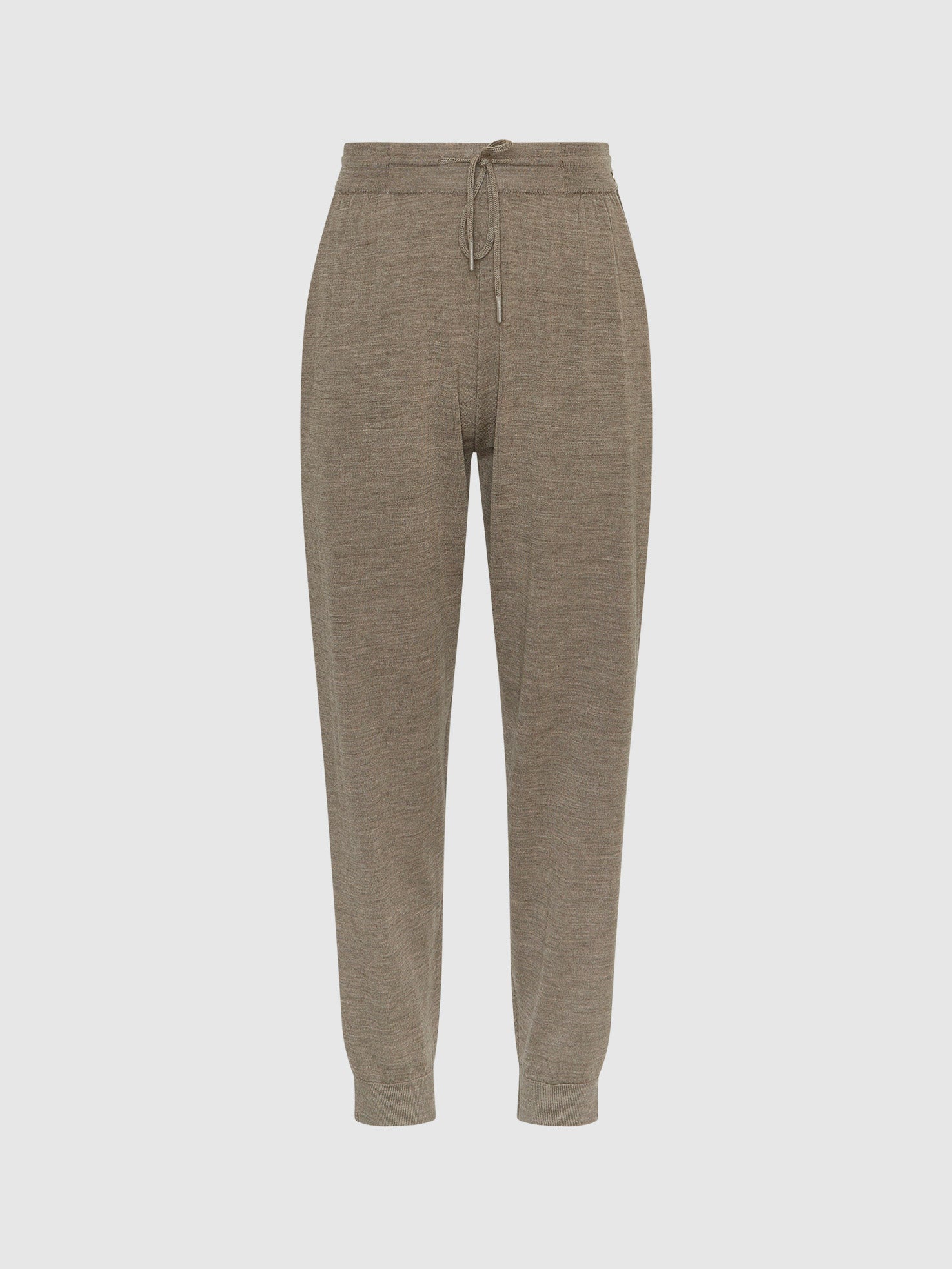 Merino Wool Cuffed Trousers