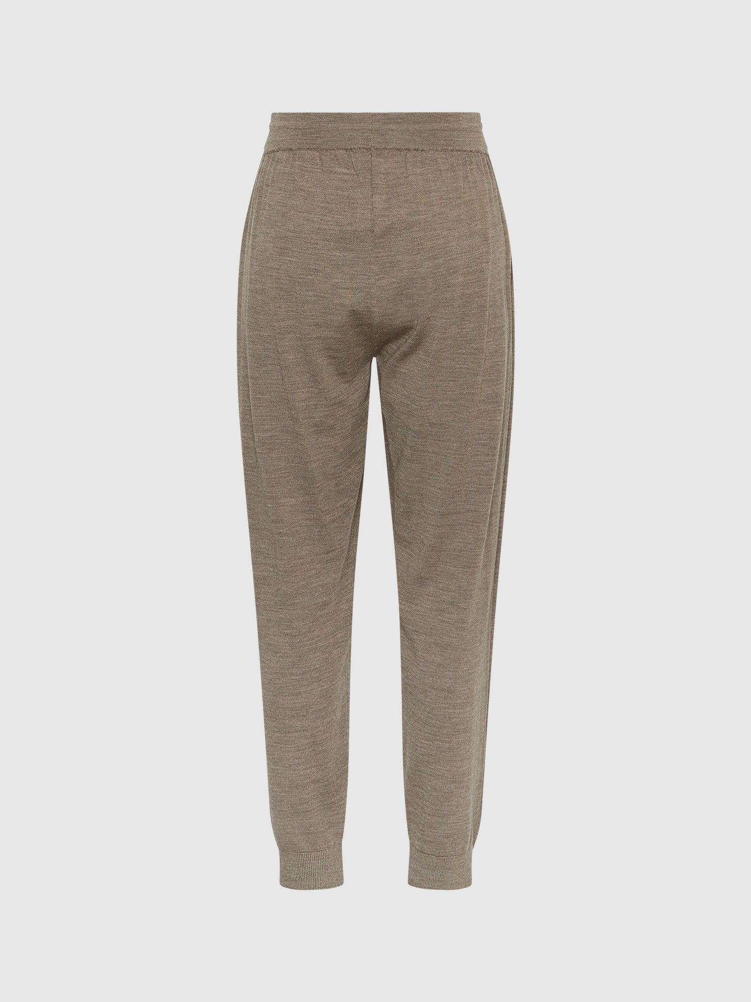 Merino Wool Cuffed Trousers