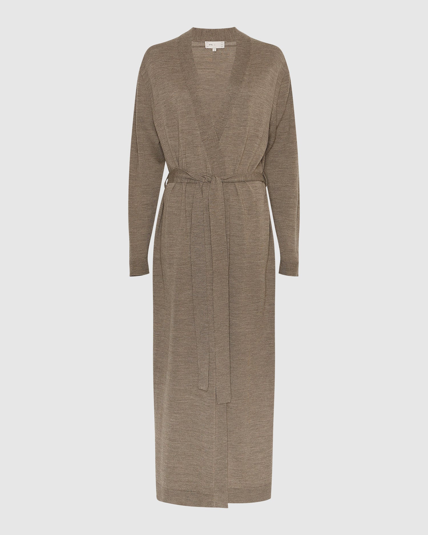 Merino Wool Longline Cardigan