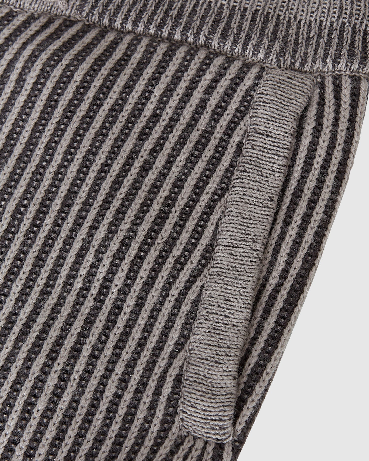 Ribbed Knitted Relaxed Trousers
