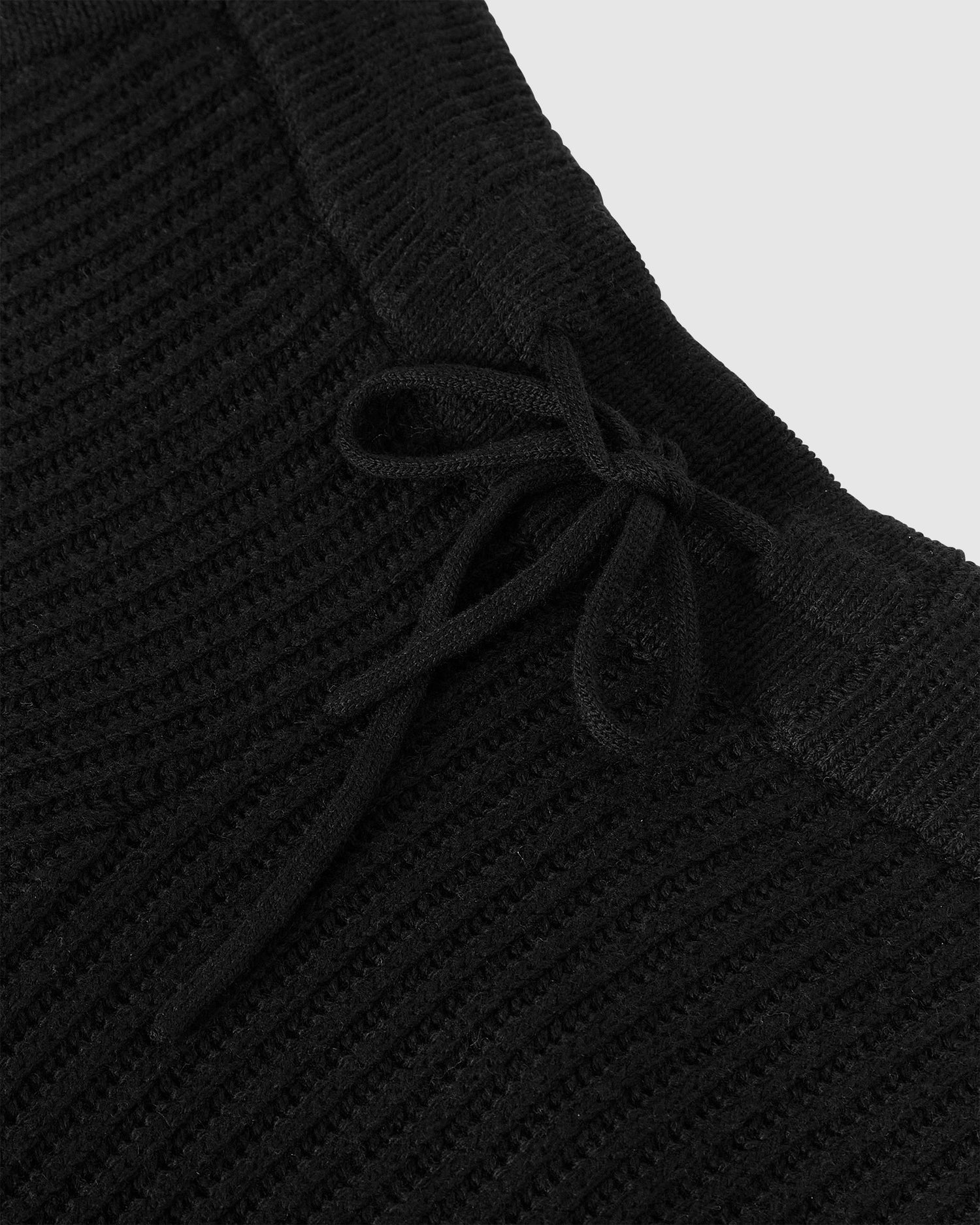 Ribbed Knitted Relaxed Trousers