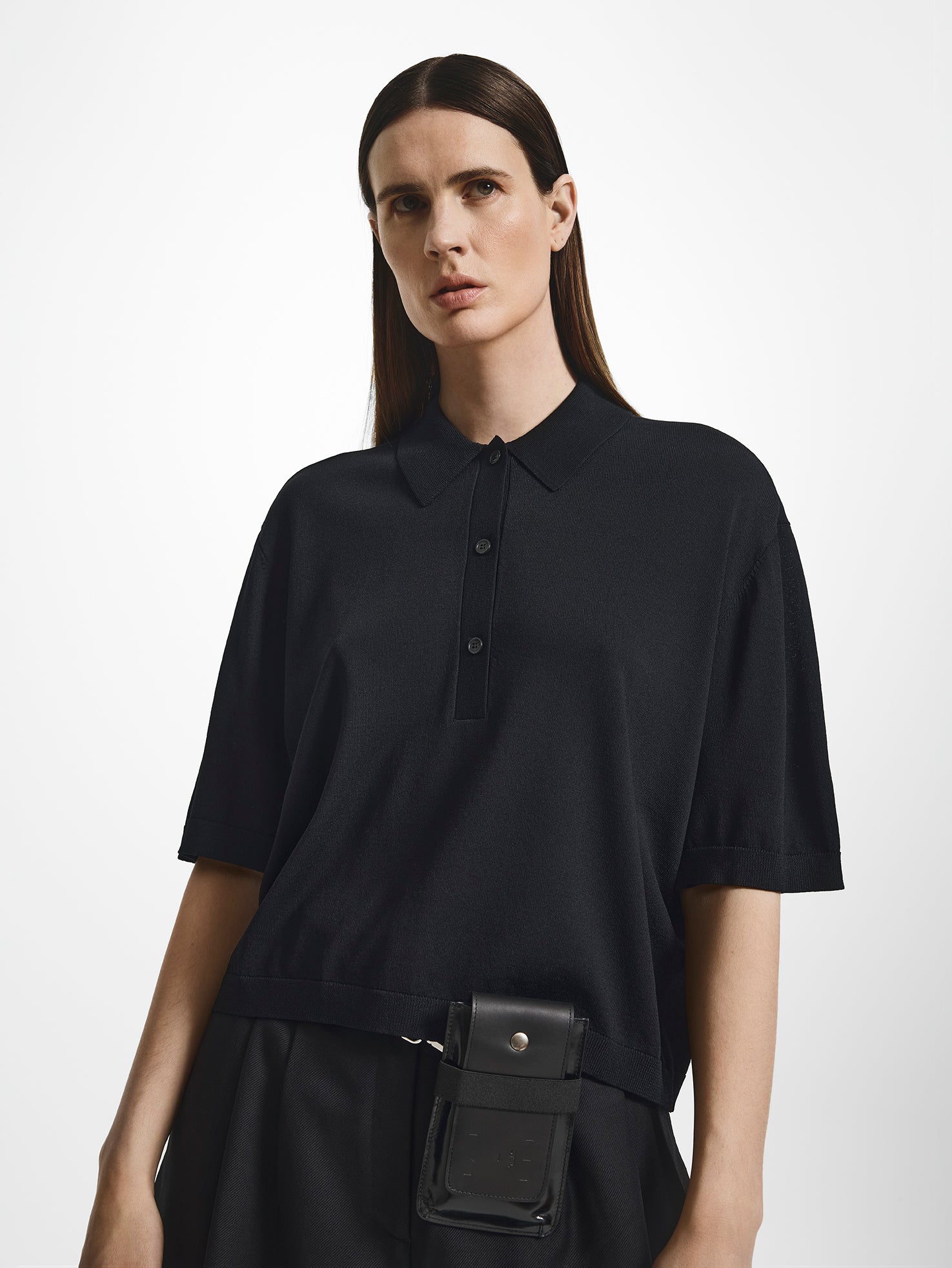 Relaxed Knit Polo