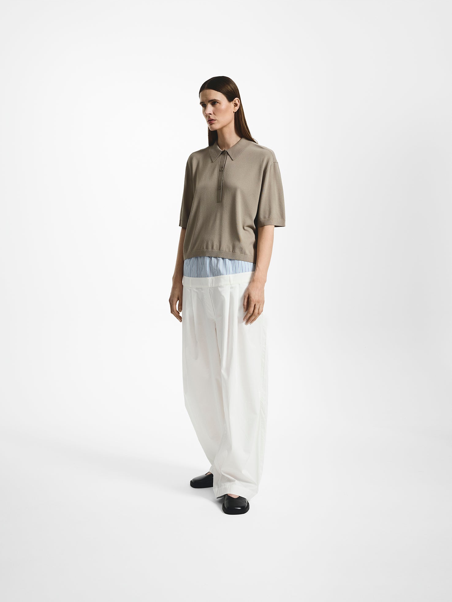 Relaxed Knit Polo
