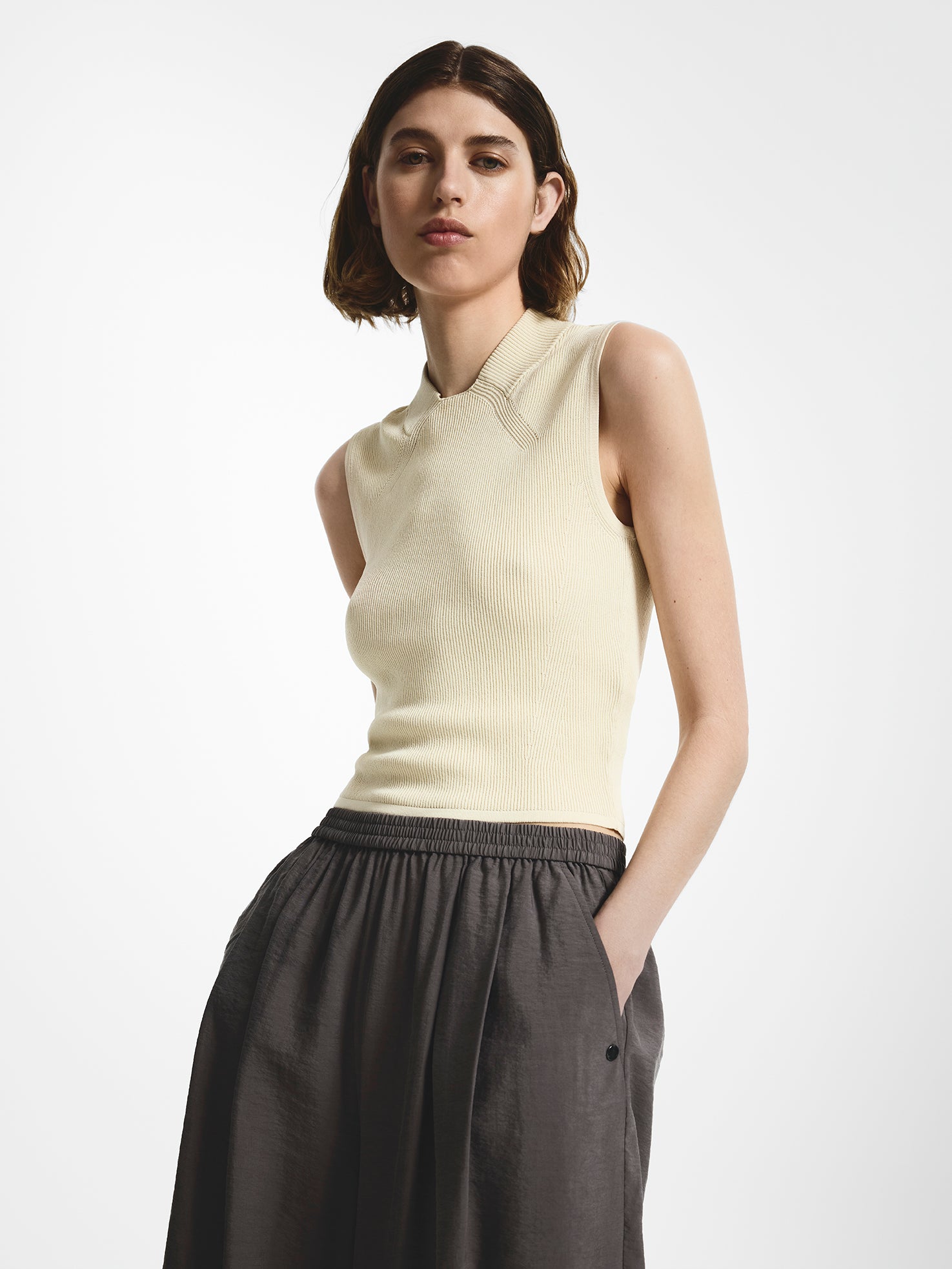 Sleeveless Knit Top