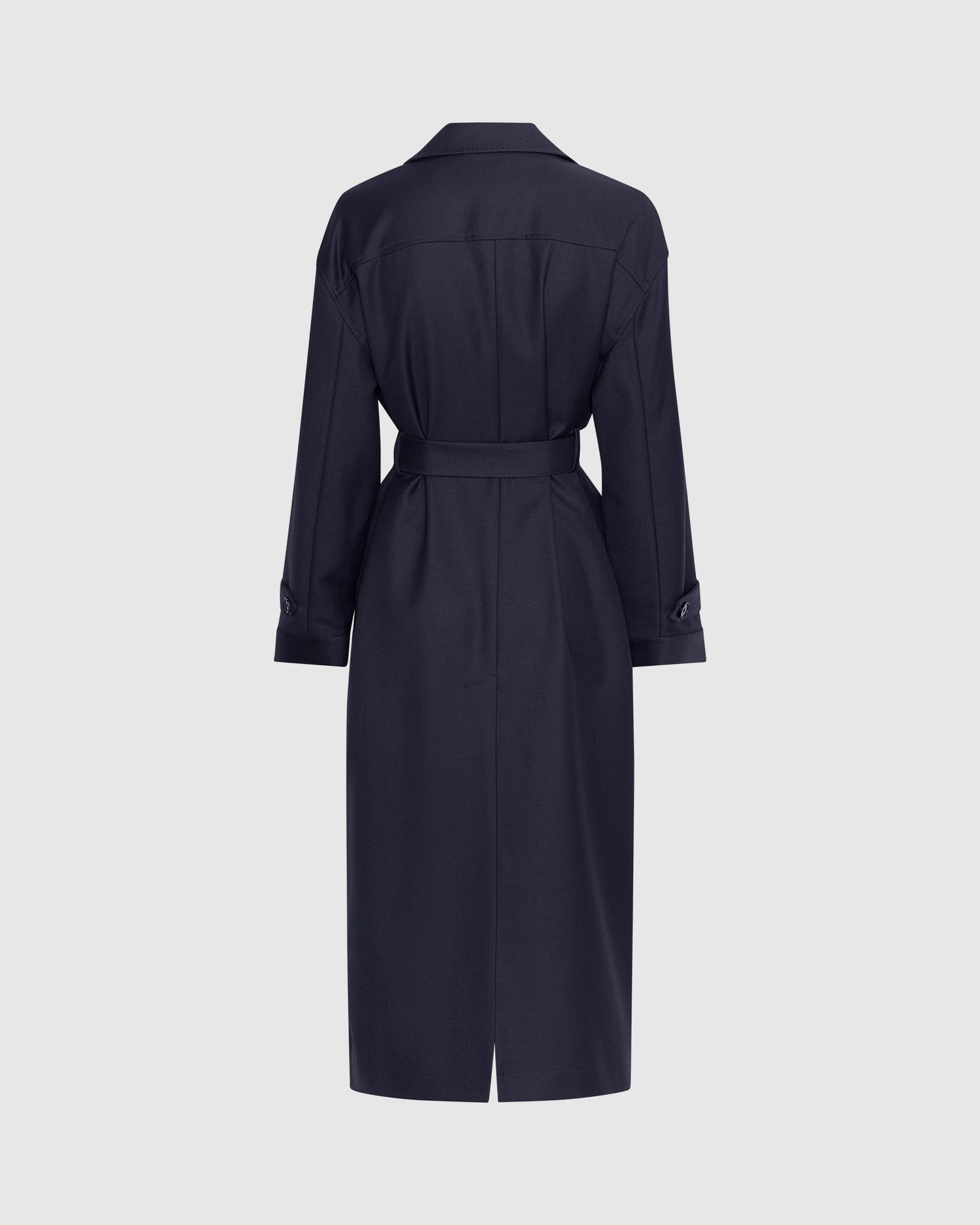Belted Longline Relaxed Coat