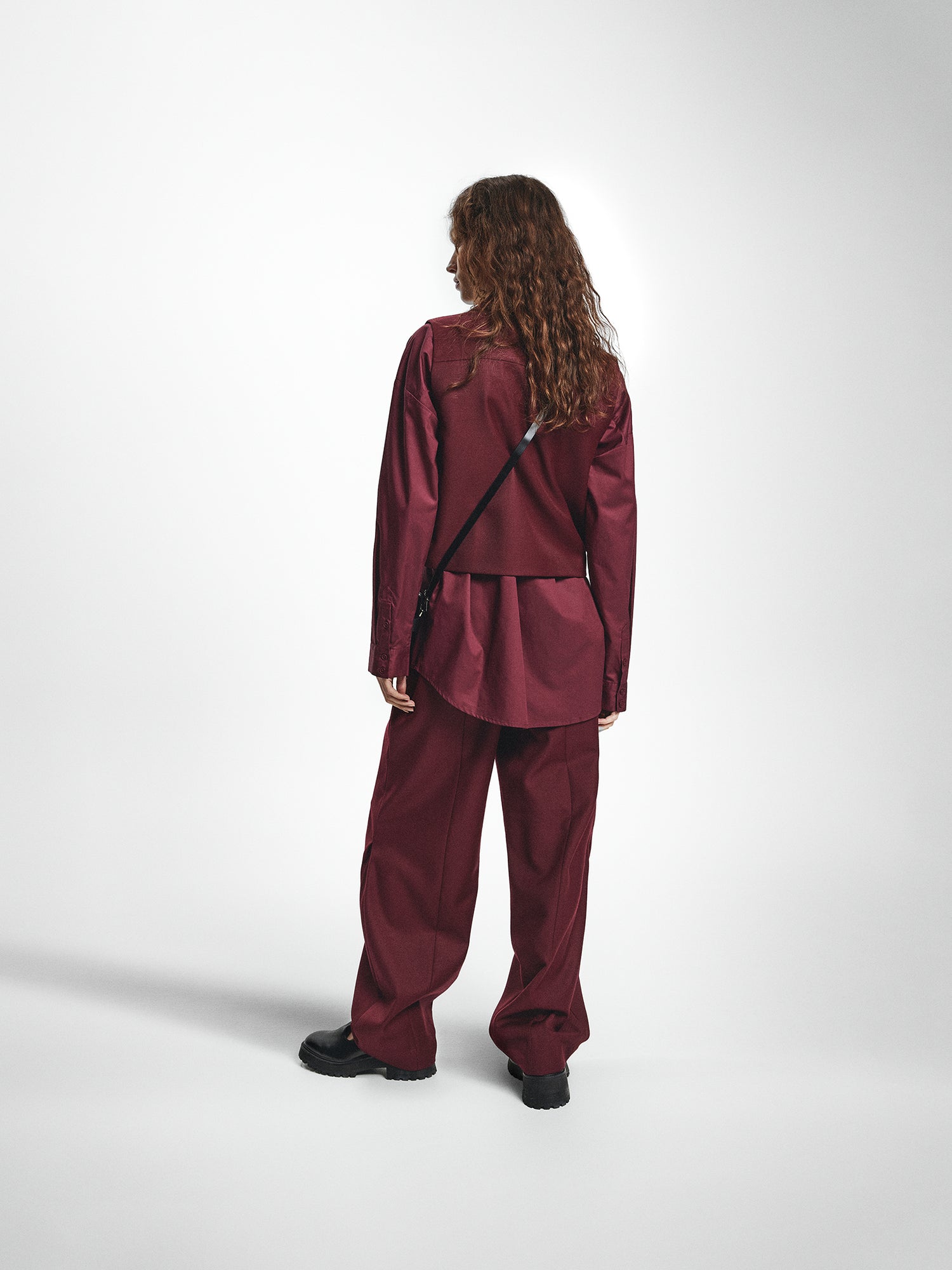 Tailored Wide Leg Trousers