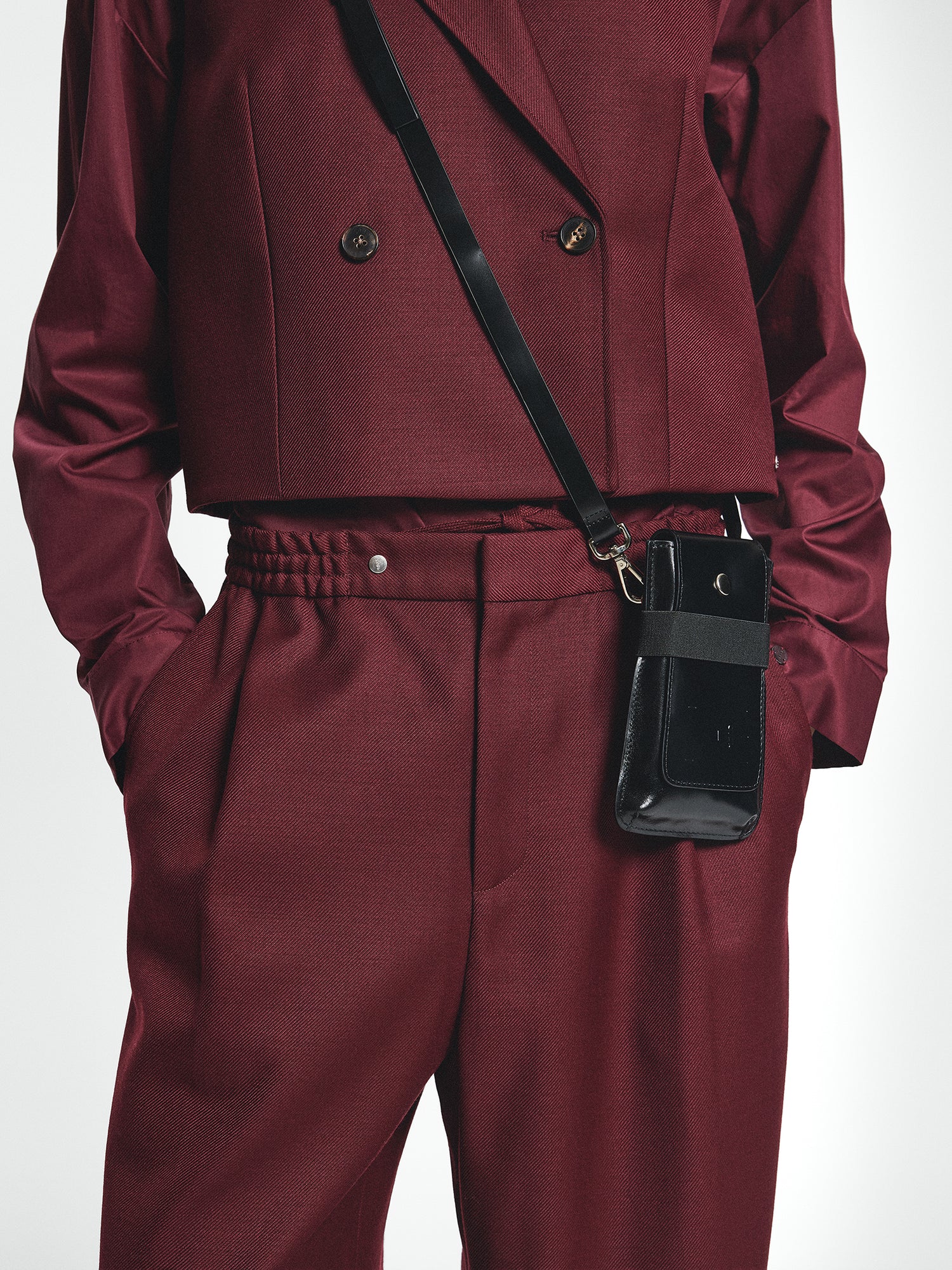 Tailored Wide Leg Trousers