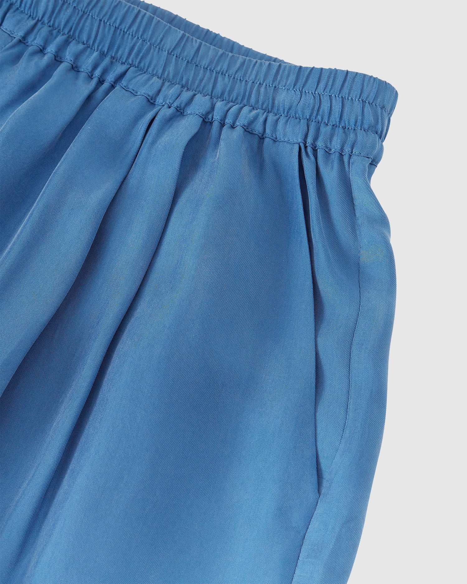 Pleated Elastic Relaxed Trousers