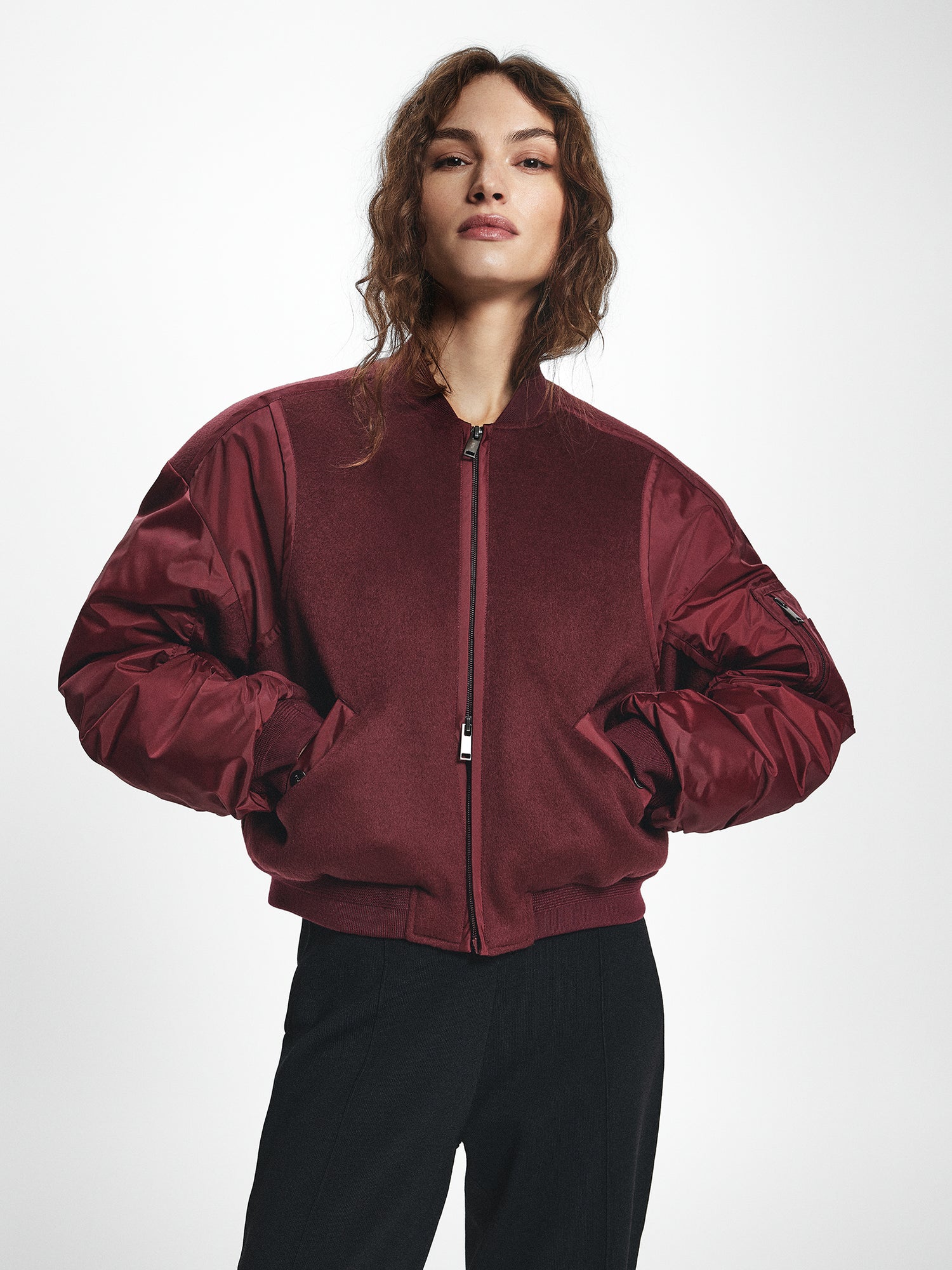 Down Filled Bomber Jacket