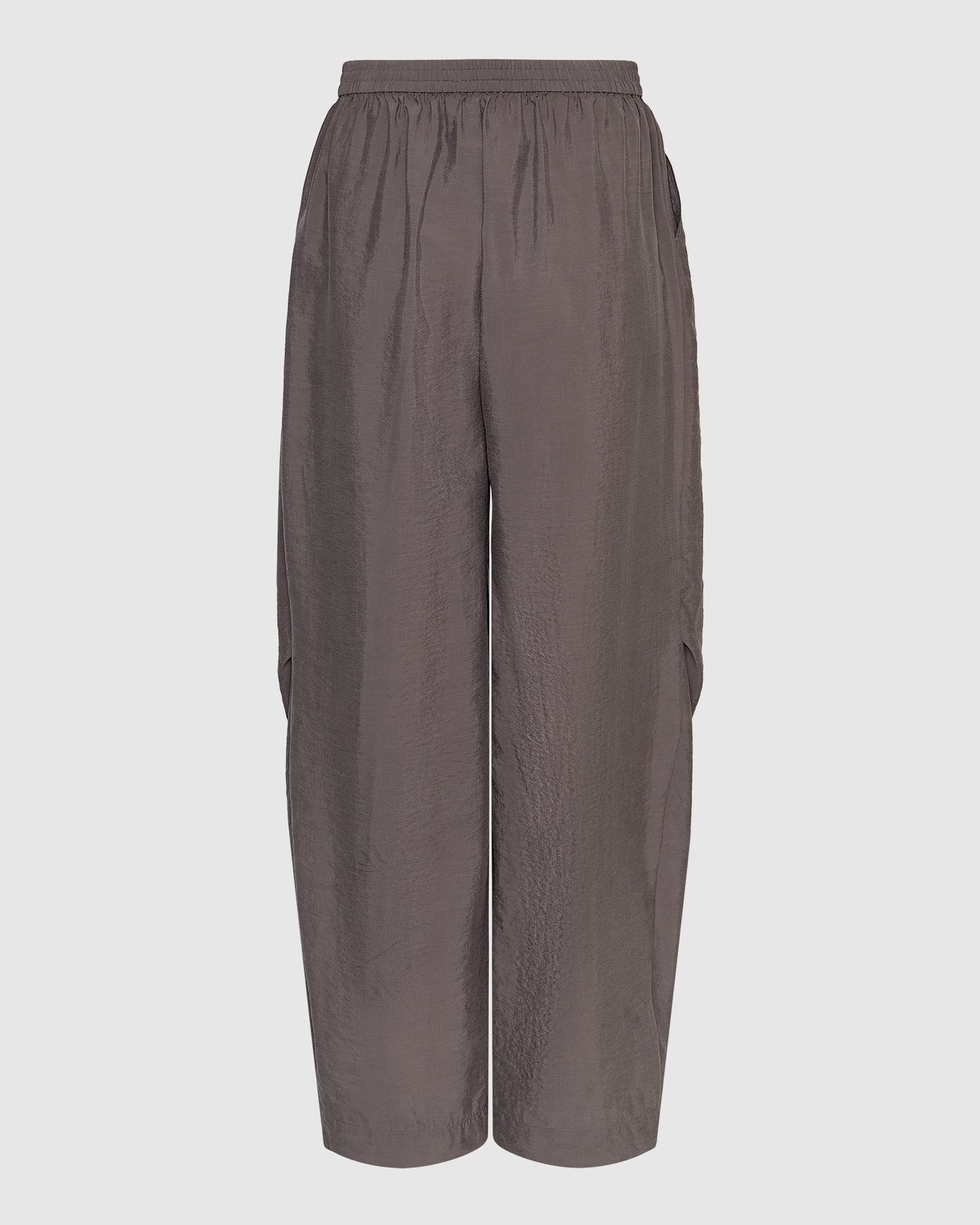 Wide Barrow Leg Silk Trouser