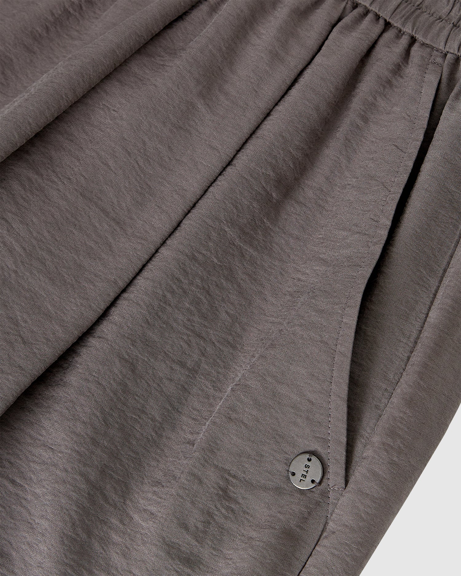 Wide Barrow Leg Silk Trouser