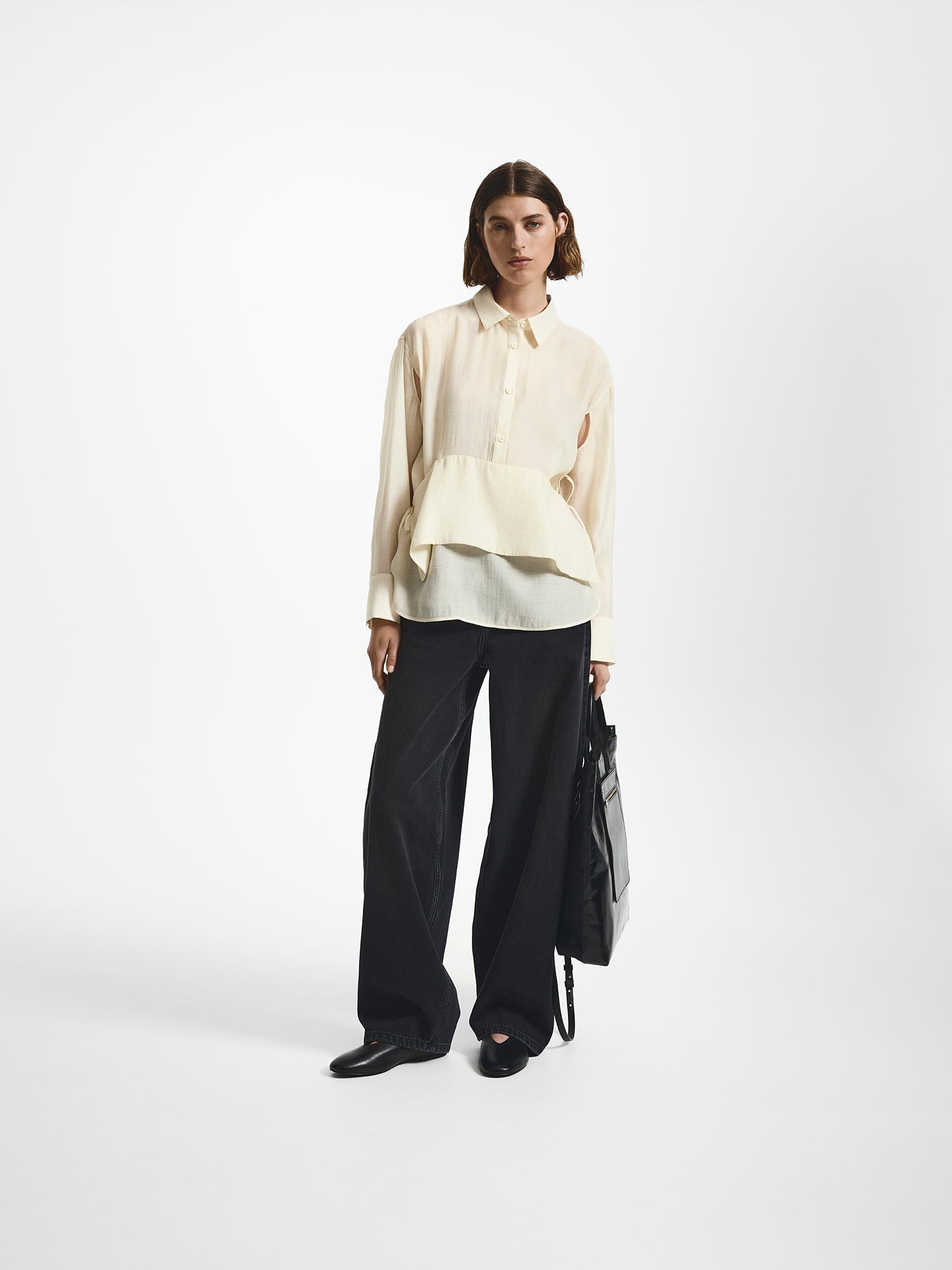 Tie-Side Panel Shirt