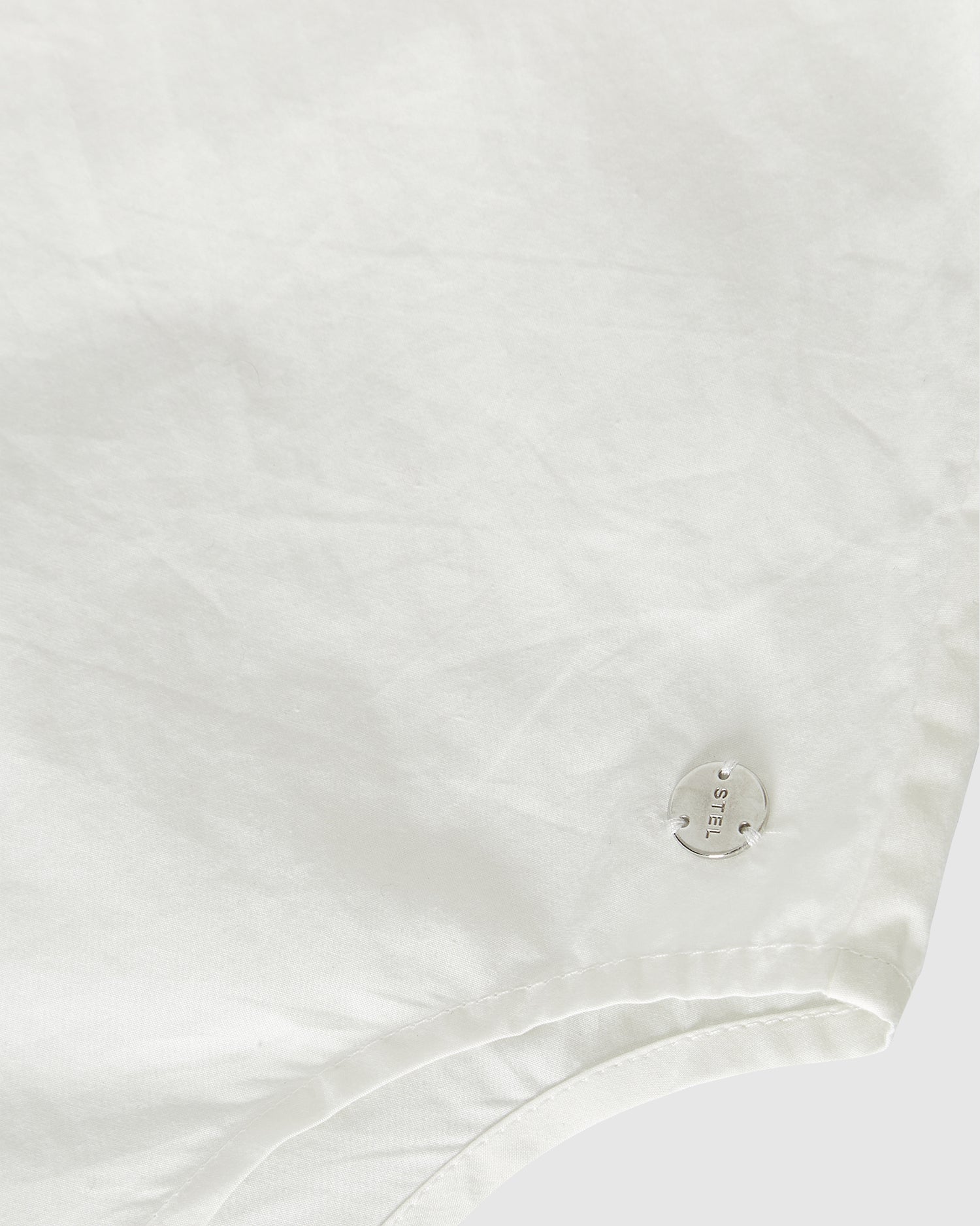 Tie-Side Asymmetric Short-Sleeve Shirt