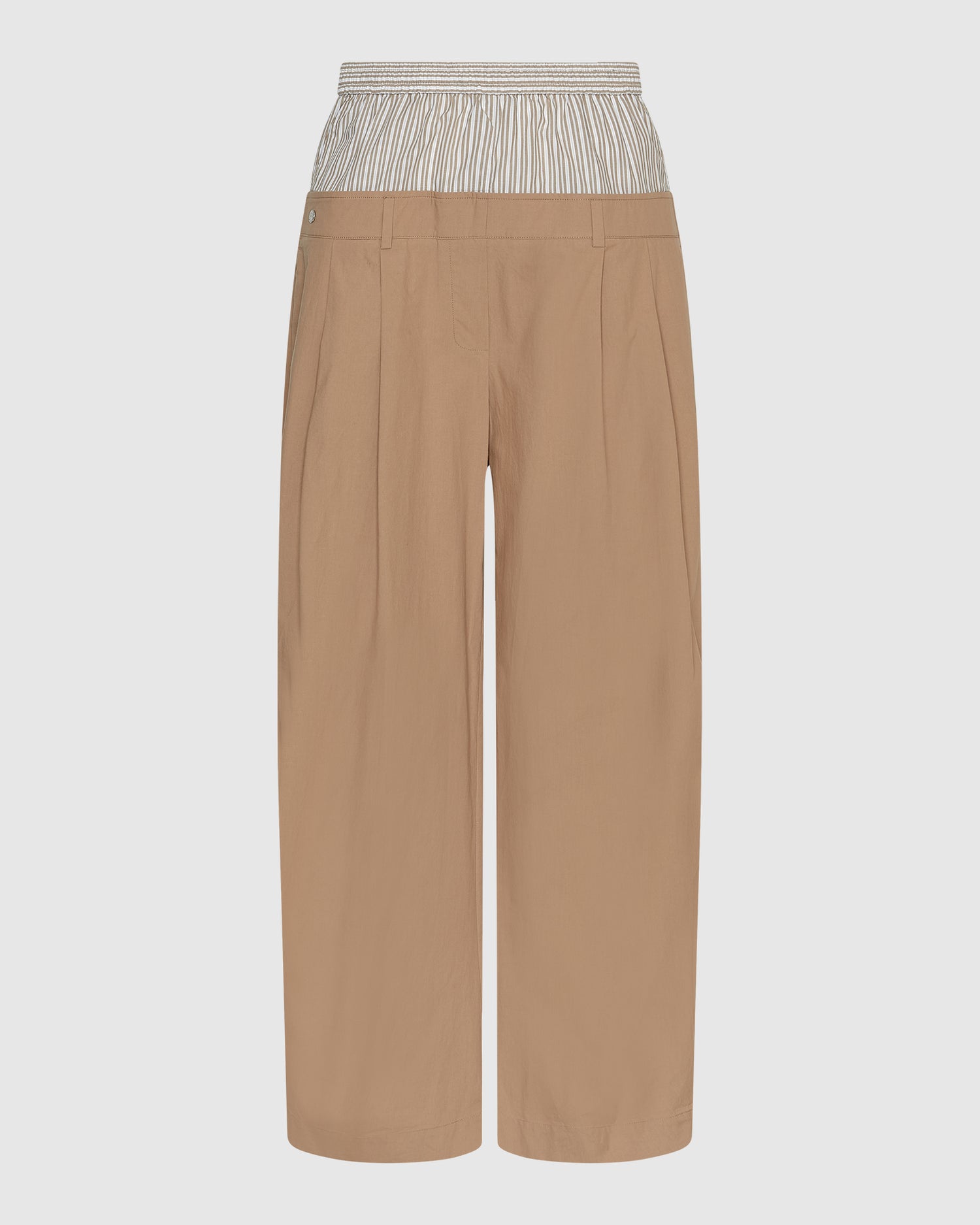 Layered Wide Barrow Leg Trousers