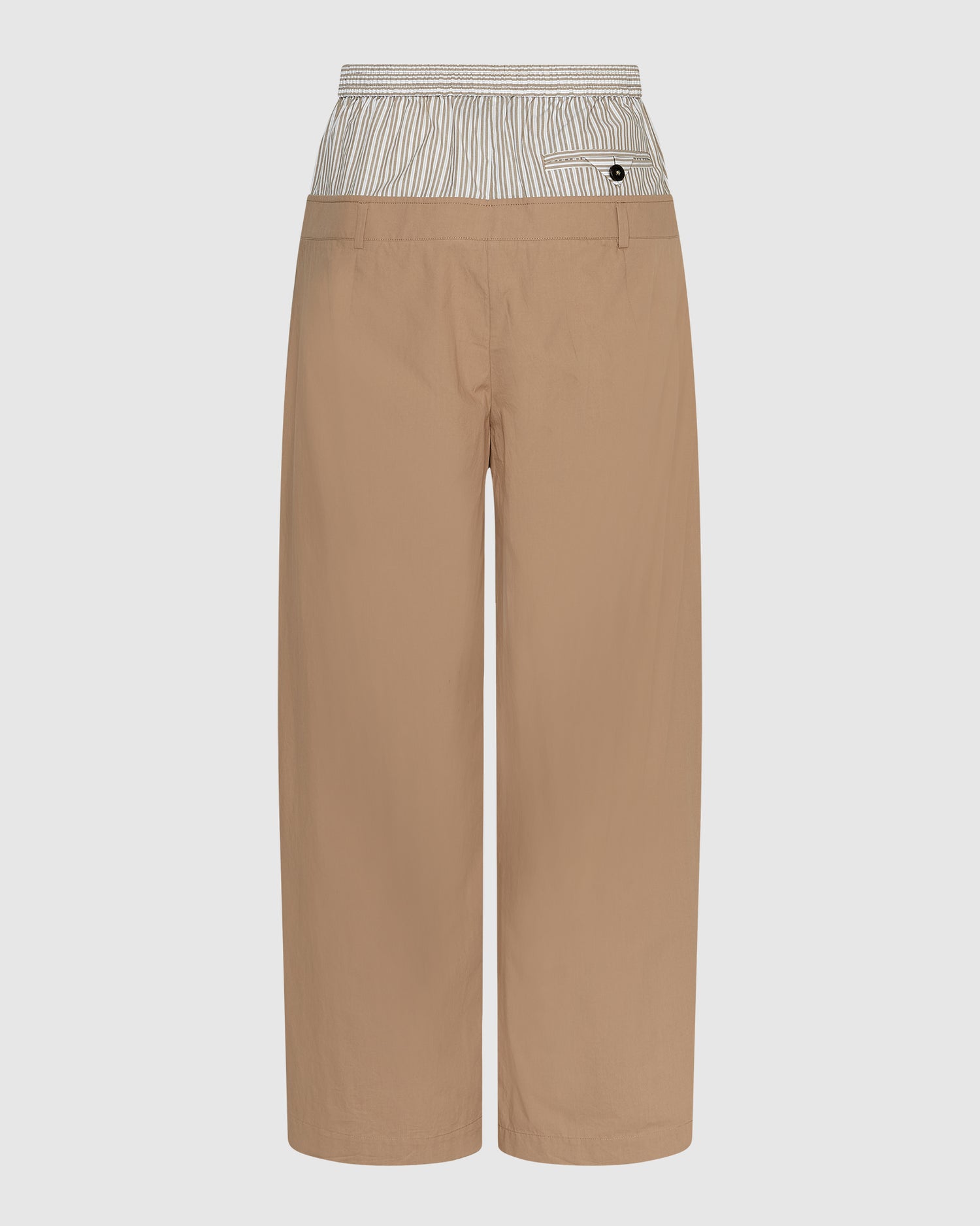 Layered Wide Barrow Leg Trousers