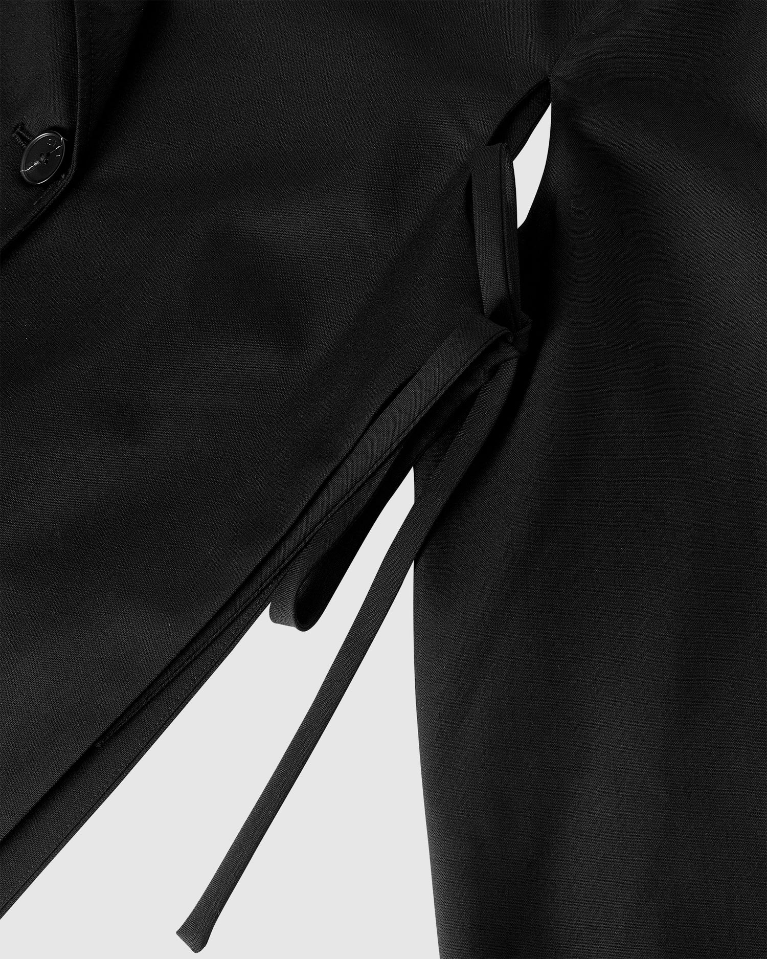 Vented Tie Side Relaxed Blazer