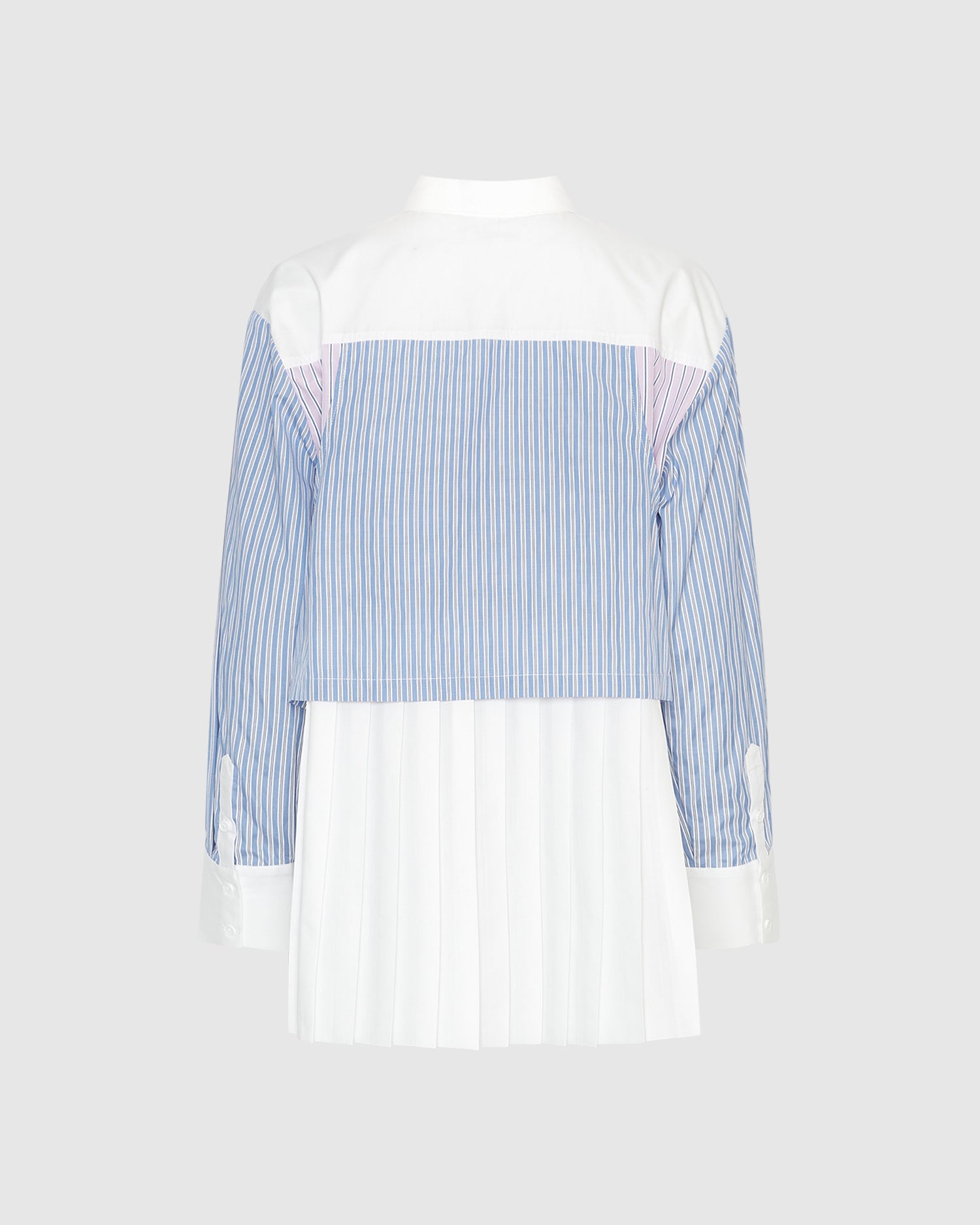 Layered Stripe Poplin Shirt