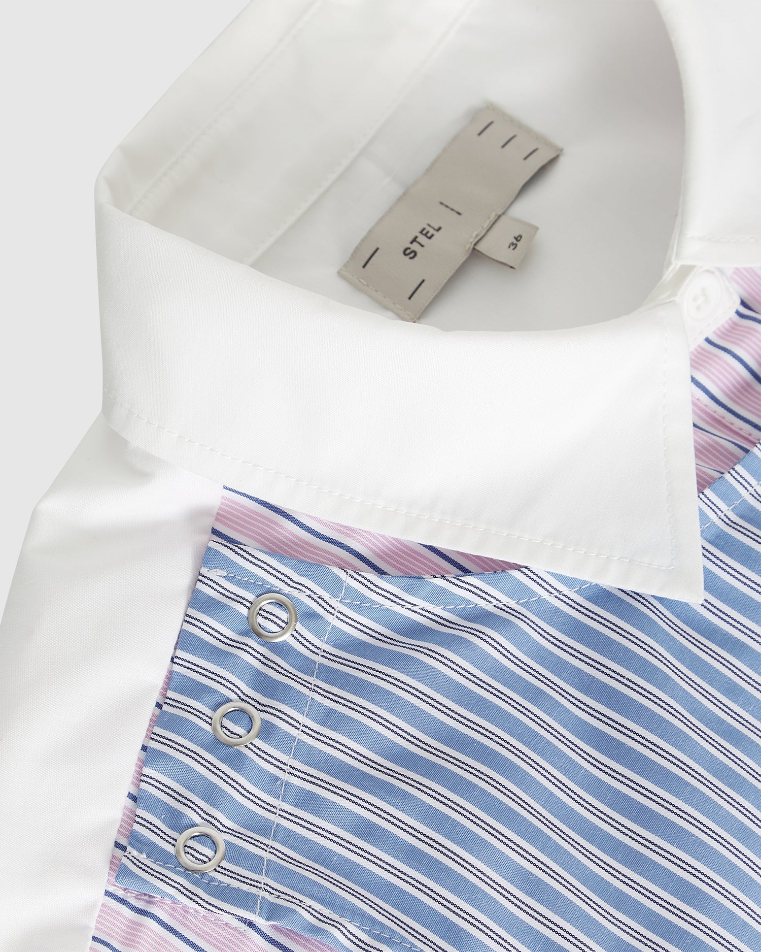 Layered Stripe Poplin Shirt