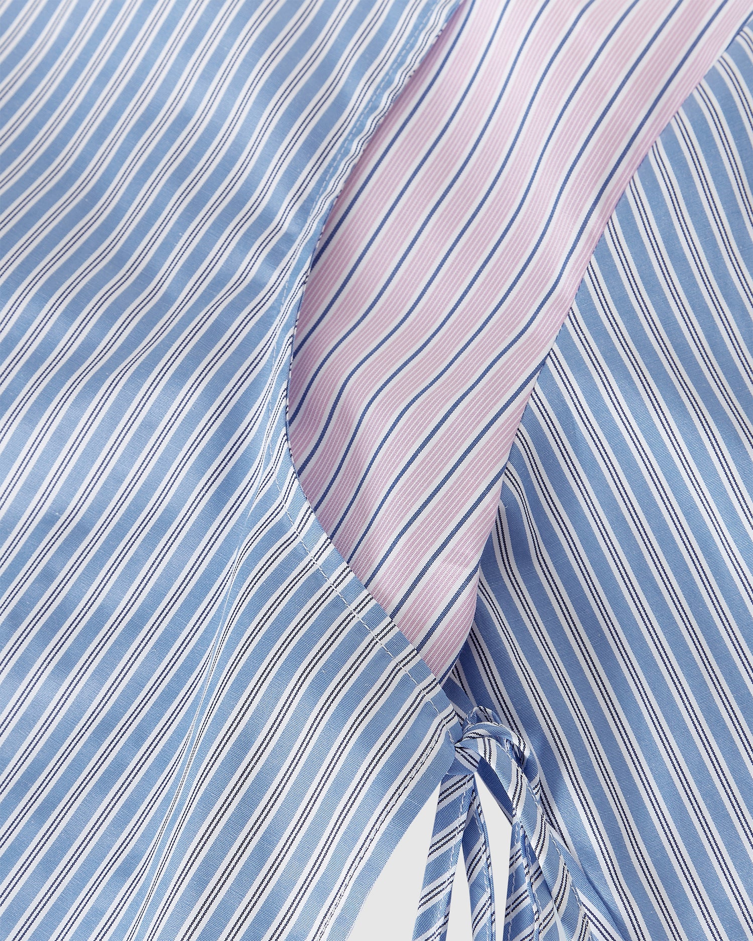 Layered Stripe Poplin Shirt