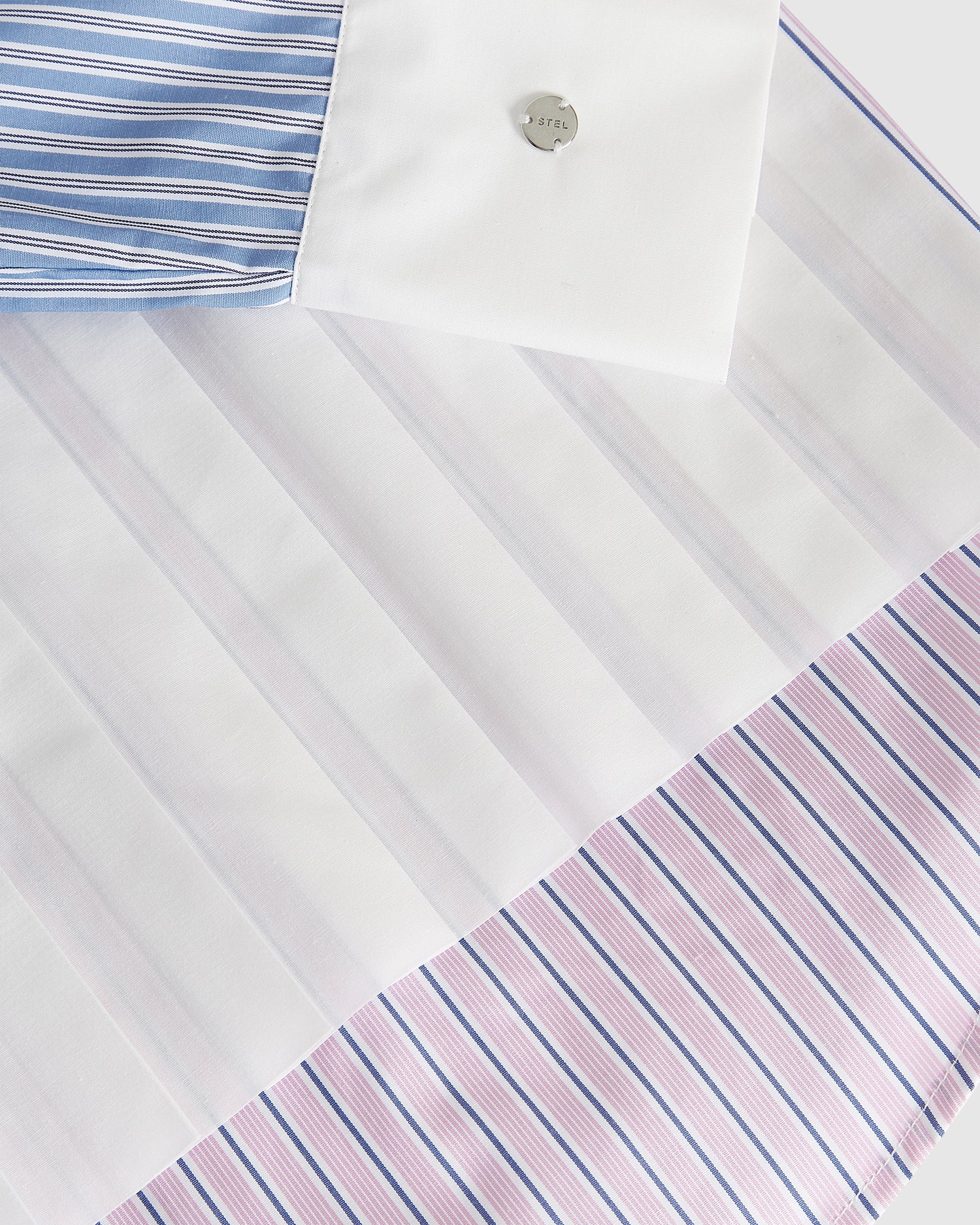 Layered Stripe Poplin Shirt
