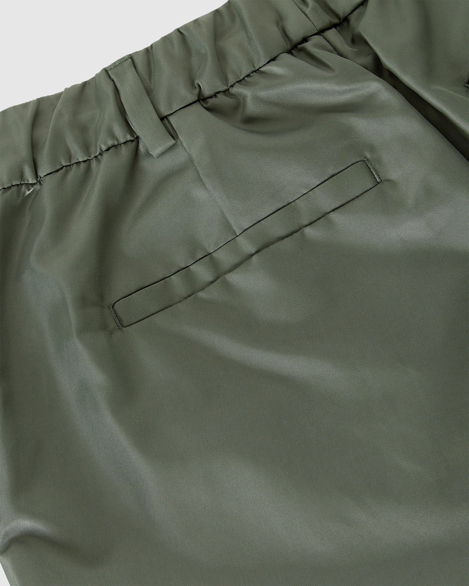 Tapered Barrow Leg Nylon Cargo Trousers